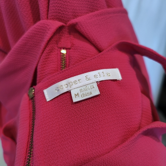 cooper & ella Pink Layered Racerback Blouse - Picture 8 of 8